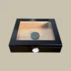 Glass Top Cigar Humidor HM-105A-BK – Top View