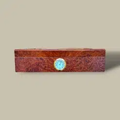 Glass Top Ship Humidor HM-110G-BU – Front View