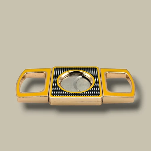Gold Double Blade Cigar Cutter – Front View