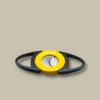 Guillotine Cigar Cutter Yellow Black DB-04Y – Front View