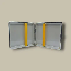 Leather Cigarette Case Open Interior – CC-46