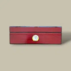 Mahogany Lacquer Cigar Humidor HM-109B-MH – Front View