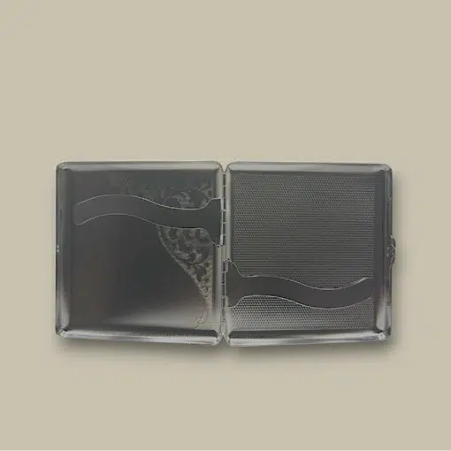 Metal Cigarette Case Interior