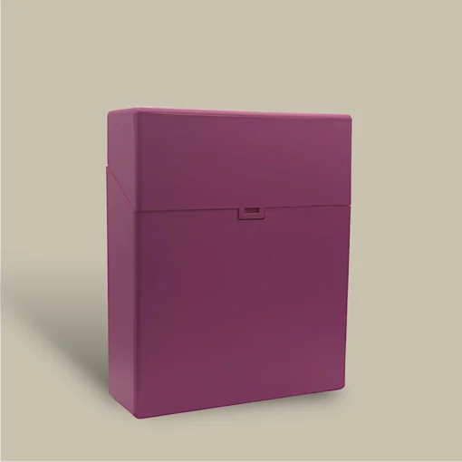 Plastic Cigarette Case Berry Pink