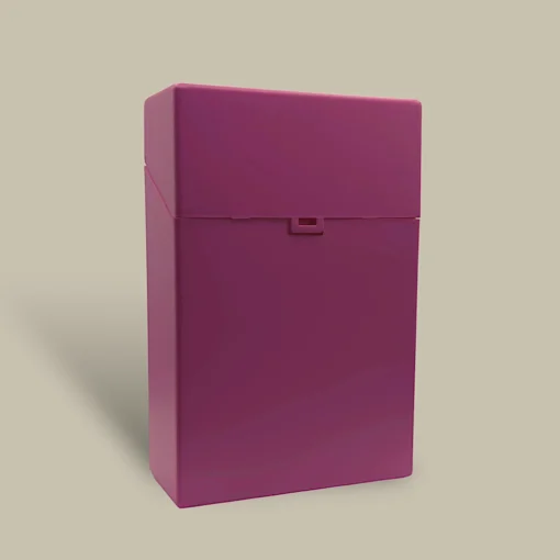 Plastic Cigarette Case Dark Violet