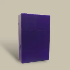 Plastic Cigarette Case Purple Open