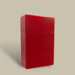 Plastic Cigarette Case Red