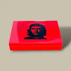 Red Che Guevara Cigar Humidor HM-115W-RD – Front View