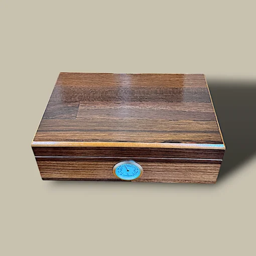 Rosewood Lacquer Cigar Humidor HM-106B-RT – Top Closed