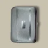 Silver Pattern Cigarette Case CC-60 Front View