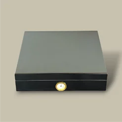 Small Cigar Humidor Black HM-105S-BK – Top View