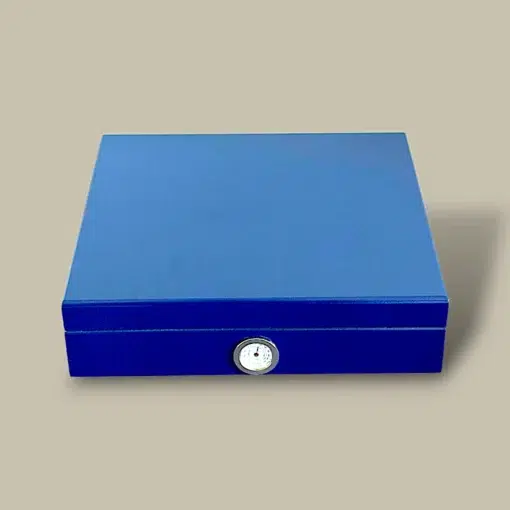 Small Cigar Humidor Blue HM-107S-BL – Top View