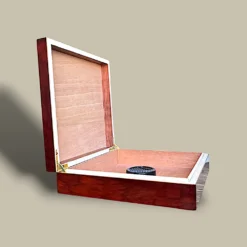 Small Cigar Humidor Brown HM-106S-BR – Side Angle