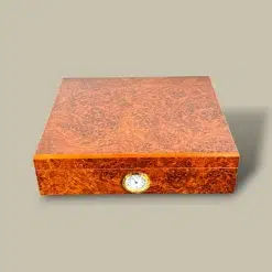 Small Burlwood Cigar Humidor HM-113S-BU – Top View