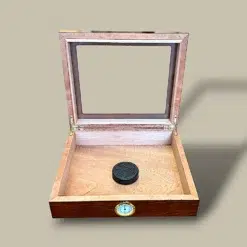 Small Cigar Humidor HM-26A-BR – Open View