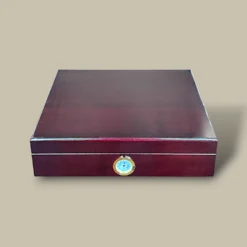 Small Mahogany Cigar Humidor HM-111S-MH – Top View