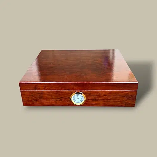 Small Redwood Cigar Humidor HM-112S-RW – Top View