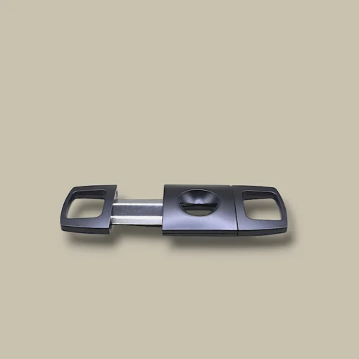 V-Cut Cigar Cutter Black – Open View