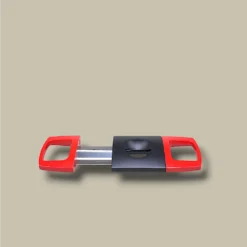 V-Cut Cigar Cutter Red Black – Open View