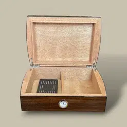 Walnut Gloss Cigar Humidor HM-105AF-WL – Open Interior