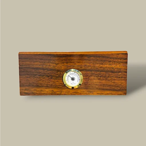 Walnut Wood Cigar Humidor HM-116M-W – Front View