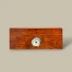 Wood Finish Cigar Humidor HM-116M-BR – Front View