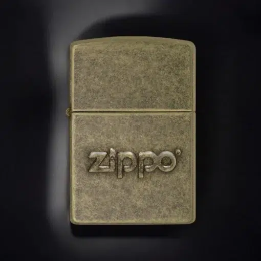 ZIPPO® Antique Brass Logo Stamp 28994