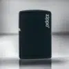 ZIPPO® Black Matte Logo Design 218ZL