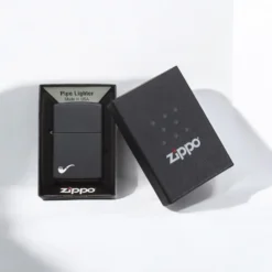 ZIPPO® Black Matte Pipe Lighter with Box 218PL