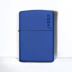 ZIPPO® Blue Matte Logo Design 229ZL