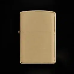 ZIPPO® Brushed Brass Finish with Box 204B