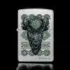 ZIPPO® Buck Wear Bison Design Lighter – Front View