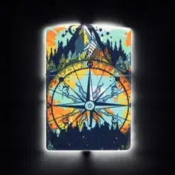 ZIPPO® Compass Mountain Glow Lighter 49805