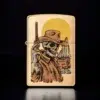 ZIPPO® Cowboy Skull Design Lighter with Box 48519