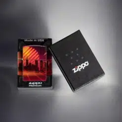 ZIPPO® Cyber City Design with Box 48505