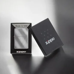 ZIPPO® Diagonal Weave Finish with Box 28182