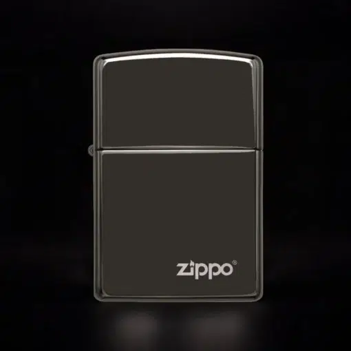 ZIPPO® Ebony High Polish Logo 24756ZL