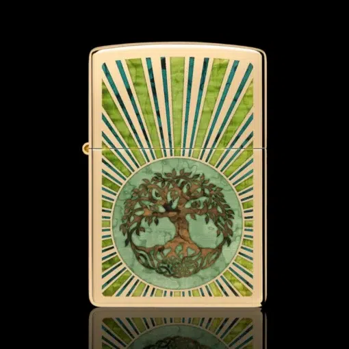 ZIPPO® Tree of Life Lighter – Front View