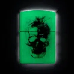 ZIPPO® Glow Skull Lighter 48563 Glowing in the Dark
