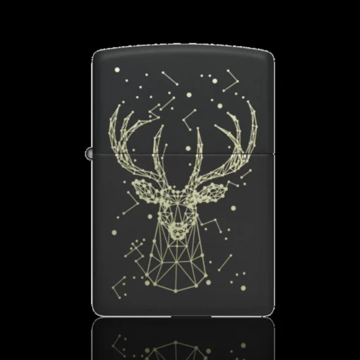 ZIPPO® Glowing Stag Lighter – Front View