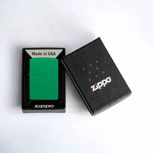 ZIPPO® Grass Green Matte with Box 48629