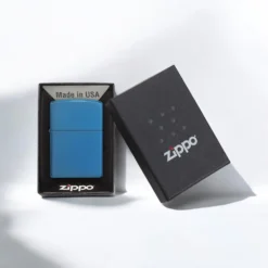 ZIPPO® High Polish Blue Lighter with Box 20446