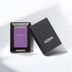 ZIPPO® High Polish Purple Lighter with Box 24747