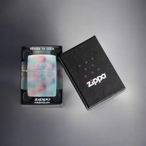 ZIPPO® Holographic Rainbow Chrome with Box 48511