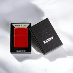 ZIPPO® Metallic Red with Box 49475