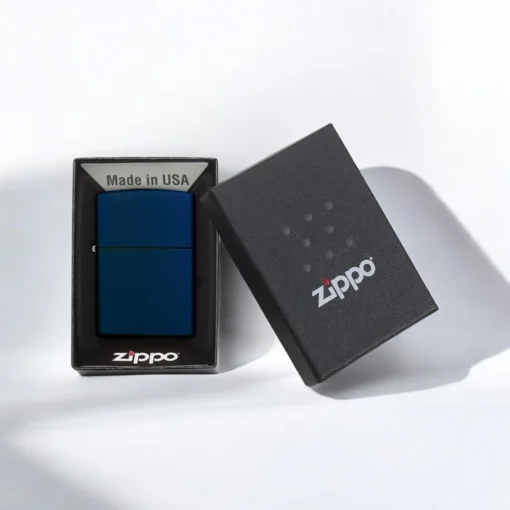 ZIPPO® Navy Blue Matte Lighter with Box 239