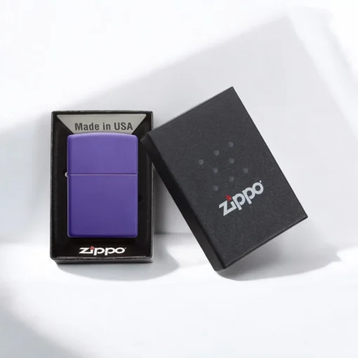 ZIPPO® Purple Matte Lighter with Box 237