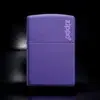 ZIPPO® Purple Matte Logo Design 237ZL