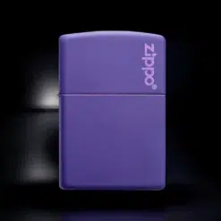ZIPPO® Purple Matte Logo Design 237ZL