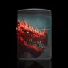 ZIPPO® Red Dragon Lighter – Front View
